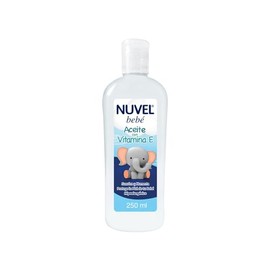 Nuvel Aceite para Bebé Humectante, Fórmula Hipoalergénica, 250 ml, Hidrata y Suaviza la Piel de tu Bebé