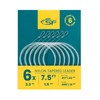 SF - Leader pre-legato con anello, conico, in nylon, per
