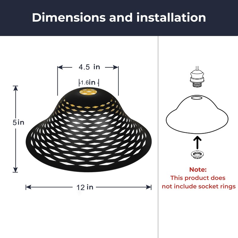 ALUCSET Floor Lamp Shade Replacement for Floor Lamp Shade -