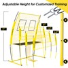 Happy Jump Adjustable Volleyball Training Net Equipment System 8x11 FT
