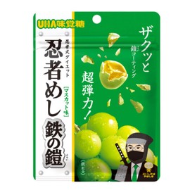 UHA Mikakuto Ninja Meshi, Iron Armor, Muscat Flavor, 1.4 oz (40 g) x 10 Packs