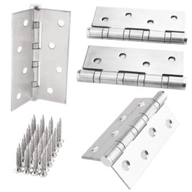 OTOTEC Ball Bearing 4" X3" Door Hinge Heavy Pin Hardware Stainless Steel