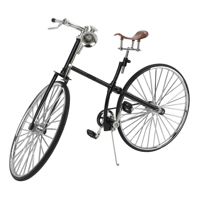 Retro Bicycle Model Retro Style 1:10 Scale Detachable Durable Metal