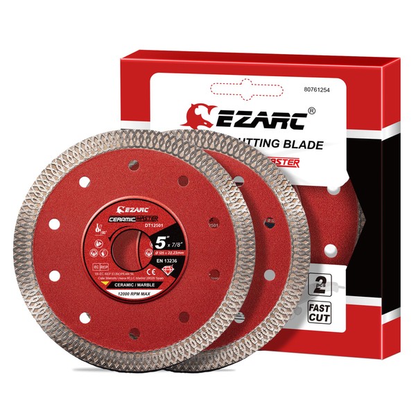 EZARC Diamond Cutting Discs 125mm Extra Thin Diamond Disc Cutting