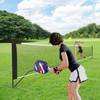 DULCE DOM Pickleball Nets Portable Outdoor, 22 FT Pickleball Net