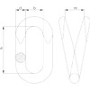 Design61 5 x chain link 5 mm chain link chain