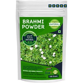 Brahmi Powder | Waterhyssop | Bacopa Monnieri | Thyme Leaved Gratiola For Hair Care(Growth, Fall, Color) - 100 Gram
