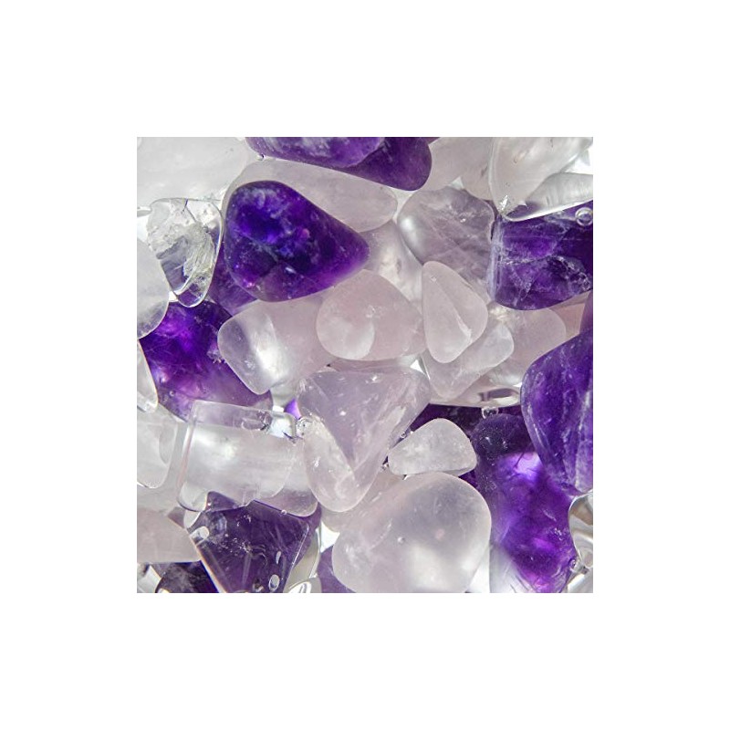 VitaJuwel ViA Wellness gempod gemstone only (rose quartz amethyst rock