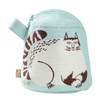 Kusubashi Mon-Ori moritaMiW MiW Pouch with Gusset, Large Tree Cats