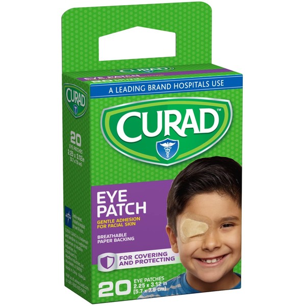 Curad Eye Patches Regular 20 Each