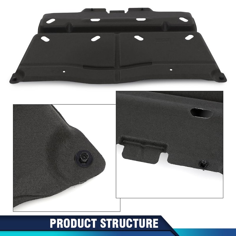 PIT66 Engine Splash Shield Compatible with Ford F150 2015-2020 with