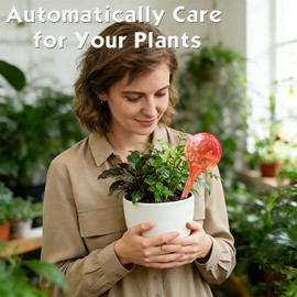 Self Watering Globes for Plant, Large Glass Outdoor Plant Watering Devices