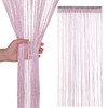 Glitter String Curtain Panel 200x90cm – Sparkling Tassel Fly Screen,