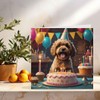 Cockapoo Cute Dog Birthday Card 147x147mm