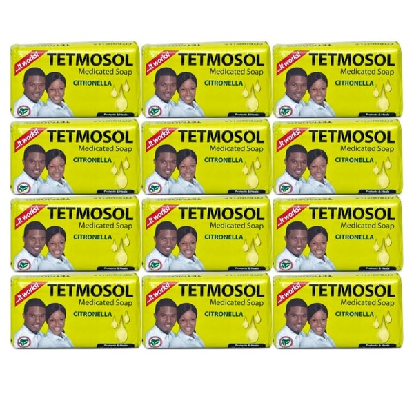 Tetmosol Soap 85g (Pack of 12) by Tetmosol