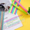 320Pcs Transparent Highlighter Tapes，Removable Sticky Tabs for Annotating Books, Long