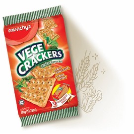 Munchy's Crackers 3 Convenient Packs 375g/390g (Vege, 1 Pack)