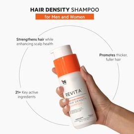 DS Labs Revita Shampoo Travel Size, 100mL - Thickening Appearance, Scalp First Cleanse, Fuller Looking, Volumized Hair, Lightweight Hydration, Sulfate & Silicone Free, Color Safe, For Men & Women