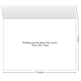 Christmas Cards, Holiday Cards - One Jade Lane - Nutcracker, 5x7, Heavy Stock, Set of 18 Happy New Year Cards & Envelopes, Seasons Greetings Cards.