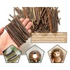 120 Pieces Craft Sticks Wood Sticks DIY Log, Twigs Length