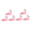 Healvian 6pcs Flamingo Nail Art Display Rack Lovely Flamingo Design
