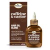 Difeel Aceite capilar premium con cafeína y ricino para un