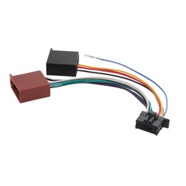 RED WOLF 16-Pin Car Radio Wiring Harness ISO Radio Adapter for Pioneer DEH AVH MVH AVIC Car Aftermarket Stereo Radio ISO Adapter Cable