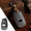 Hontumax Premium Leather Key Fob Cover for Subaru Ascent BRZ