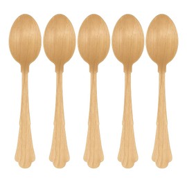 Perfect Stix Disposable Wooden Spoons, 7.75 Inches, 200 Count, Birchwood