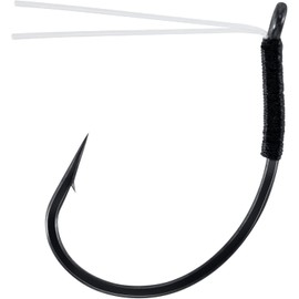 Dr.Fish 30 Pack Weedless Drop Shot Hooks Wacky Bass Fishing Worm Hook Freshwater for Neko Rig Punch Shot Flipping #1/0