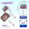 Cute Badge Reels Retractable Nurse Badge Reel Holder with Clip