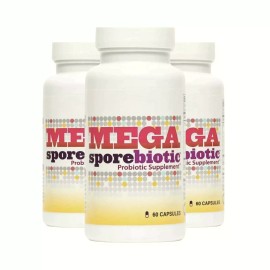 Megaspore 3-Pack Mega SporeBiotic Natural Probiotic Supplement MegaSporebioti