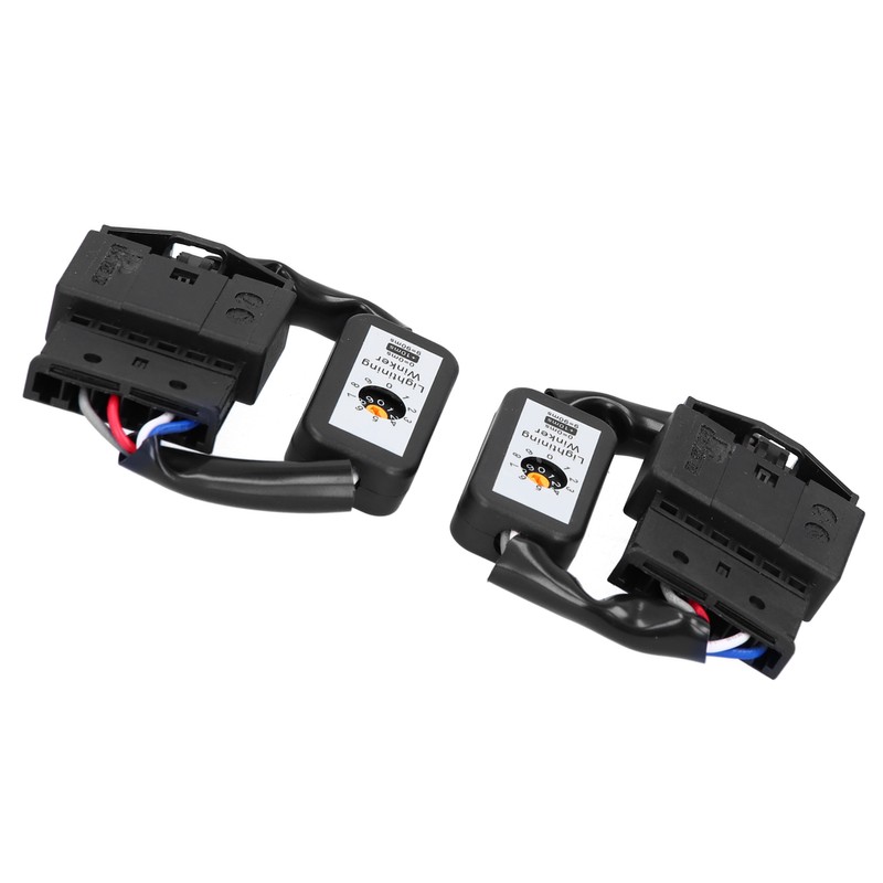 Pair LED Tail Lights Dynamic Turn Signal Adapter Harness Blinker