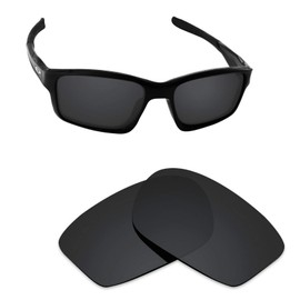 Alphax Stealth Black Polarized Replacement Lenses for Oakley Chainlink OO9247