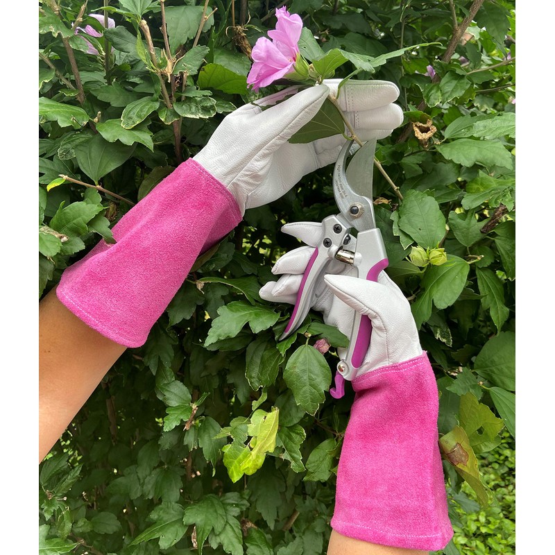 Ladies Garden Secateurs - Lightweight Super-Strong Pruners - 7" for