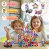 aaczly Magnetic Tiles for Kids 82PCS Magnetic Building Blocks Magnets
