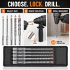 SDS Plus Chisel Set for Rotary Hammer Drill, Masonry Removal