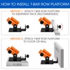 Yes4All Landmine Attachment for Barbell, Adjustable T Bar Row Attachment,