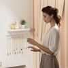 Lolalet Necklace Holder Hanging Necklace Organizer Wall Mounted Jewelry Organizer