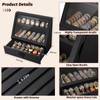Yoimori Challenge Coin Display Case, Solid Wood Military Coin Holder