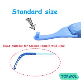 TORWOL Adjustable Kids Glasses Strap, No Tail Eyeglass Eyewear Retainer, Durable Eyeglass Sunglasses Band For Boys and Girls(5pcs, pink)