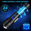 Alicegirl Rechargeable Flashlights High Lumens, 90,000LM Super Bright Flashlight, Adjustable