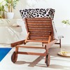 Catherine Lansfield Leopard Cotton 78x200cm Beach Sun Lounger Towel Natural