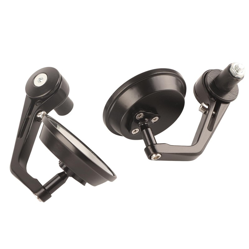 Universal Round Motorbike Motorcycle Rear View Handle Bar End Side