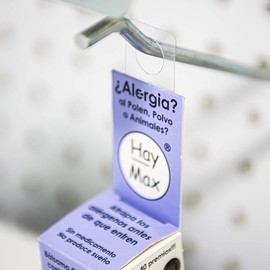 El Galeón Hang Tabs Perchas Adhesivas para Exhibición, Colgadores Autoadhesivos Tipo Cola de Pato, Ganchos para Colgar Productos en Blíster o Bolsa 32 x 22 MM – Pack 1000 Piezas