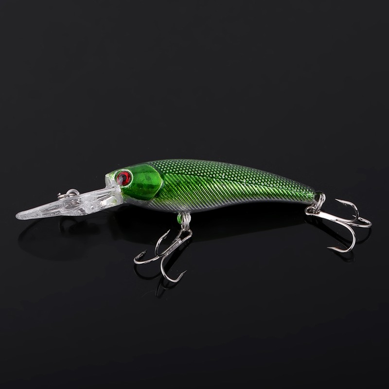 10pcs/bag Fishing Lures Baits Crank Bait Hook Tackle Bait Fishing
