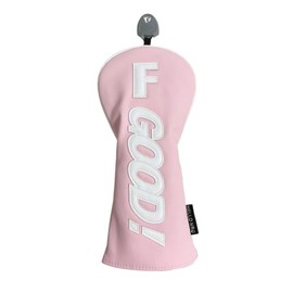 PU Leather Golf Headcover Cover for Driver 440cc 460cc Wood Cover Utility UT Cover GOOD NO.1 Single Piece, Set (Pink,FW 1pcs)