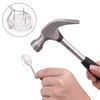 HARMIEY Plasterboard Veneer Wood Hooks Three Pin Hooks Clear Hooks