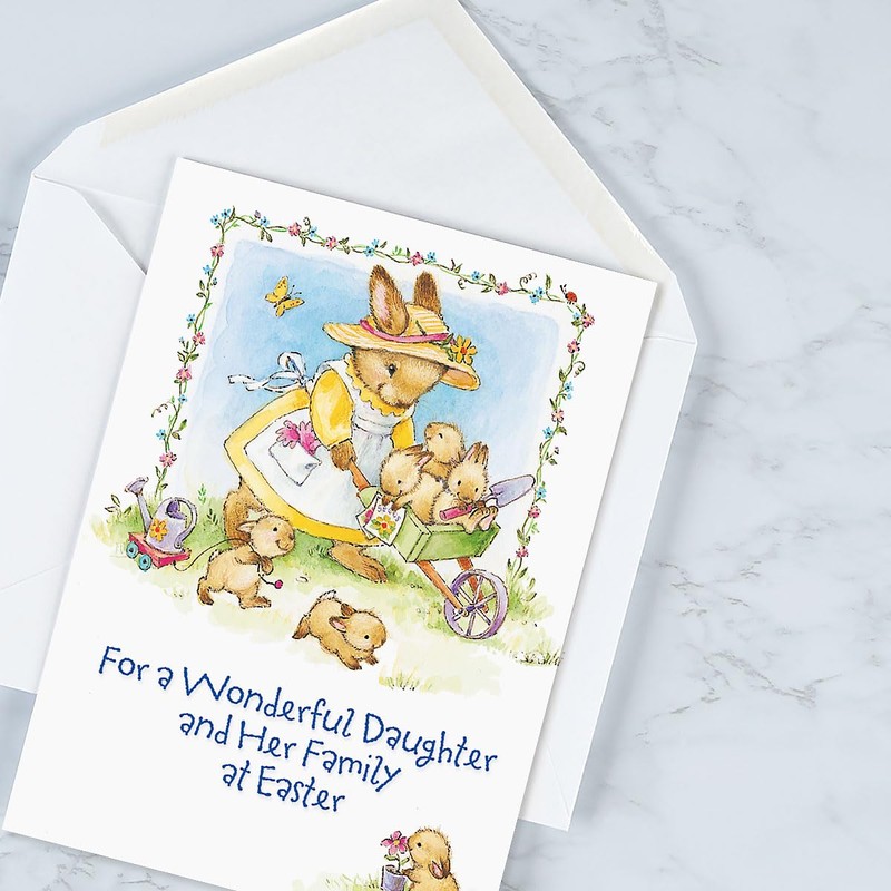 Current Daughter and Family Easter Greeting Card - Single Card,