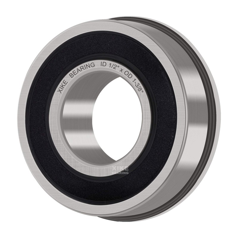 XiKe 10 Pack Flanged Ball Bearing ID 1/2" x OD